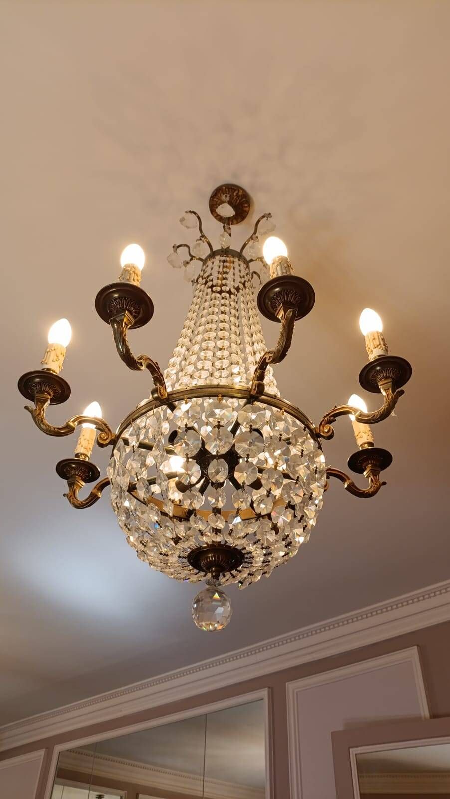 Balloon chandeliers in pairs