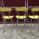 Chaises formica jaune