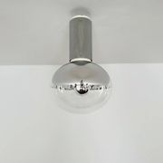 Set of 2 Large 1970s Modernist Flush Lamps by Motoko Ishii for Staff