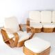 Salon en rotin de Paul Frankl