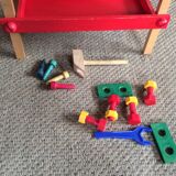 Child wooden workbench