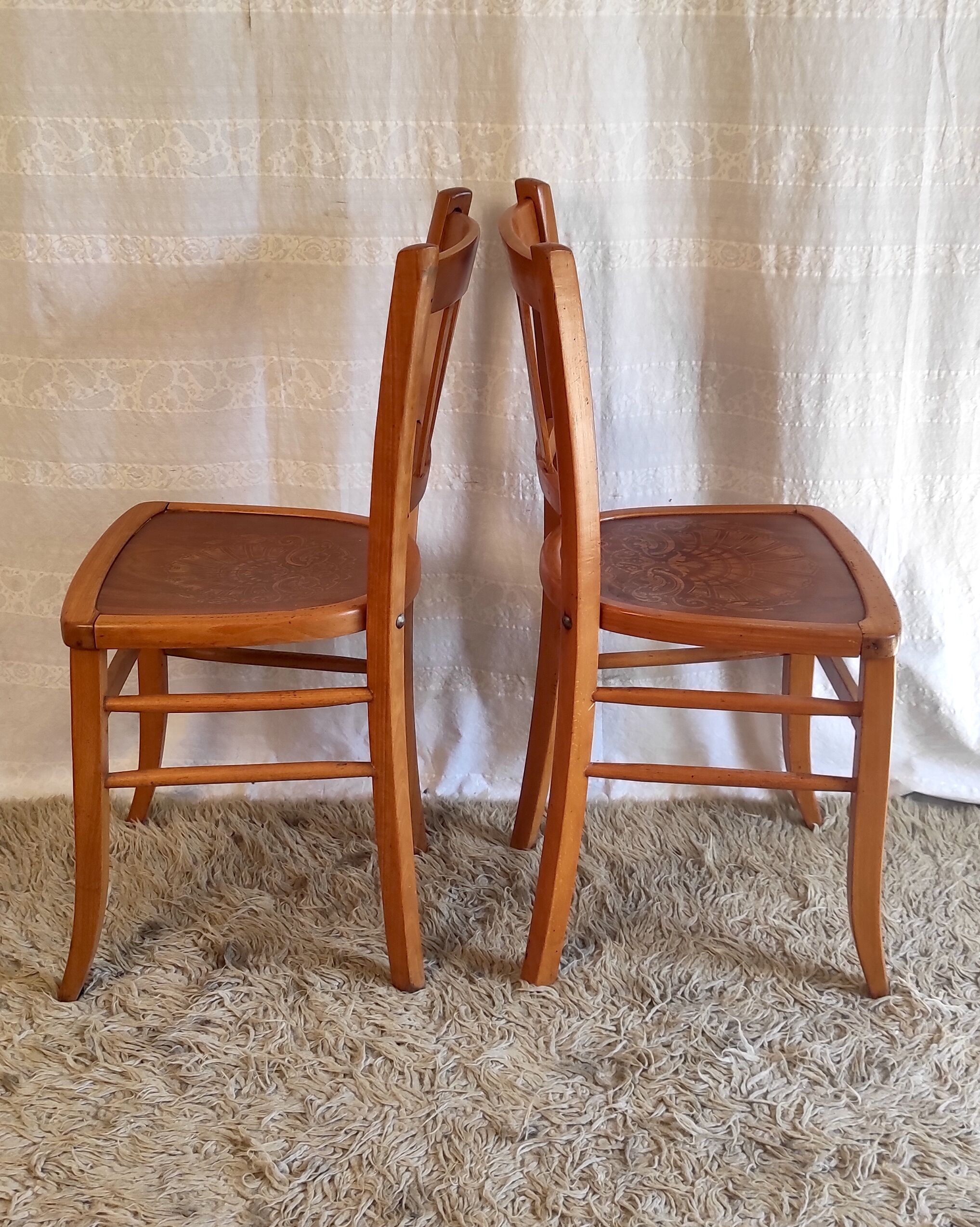 Duo of bistro chairs Luterma – 60s