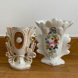 Deux vases de mariée