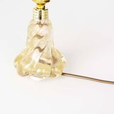 Vintage Italian muranoglass table lamp by Barovier & Toso