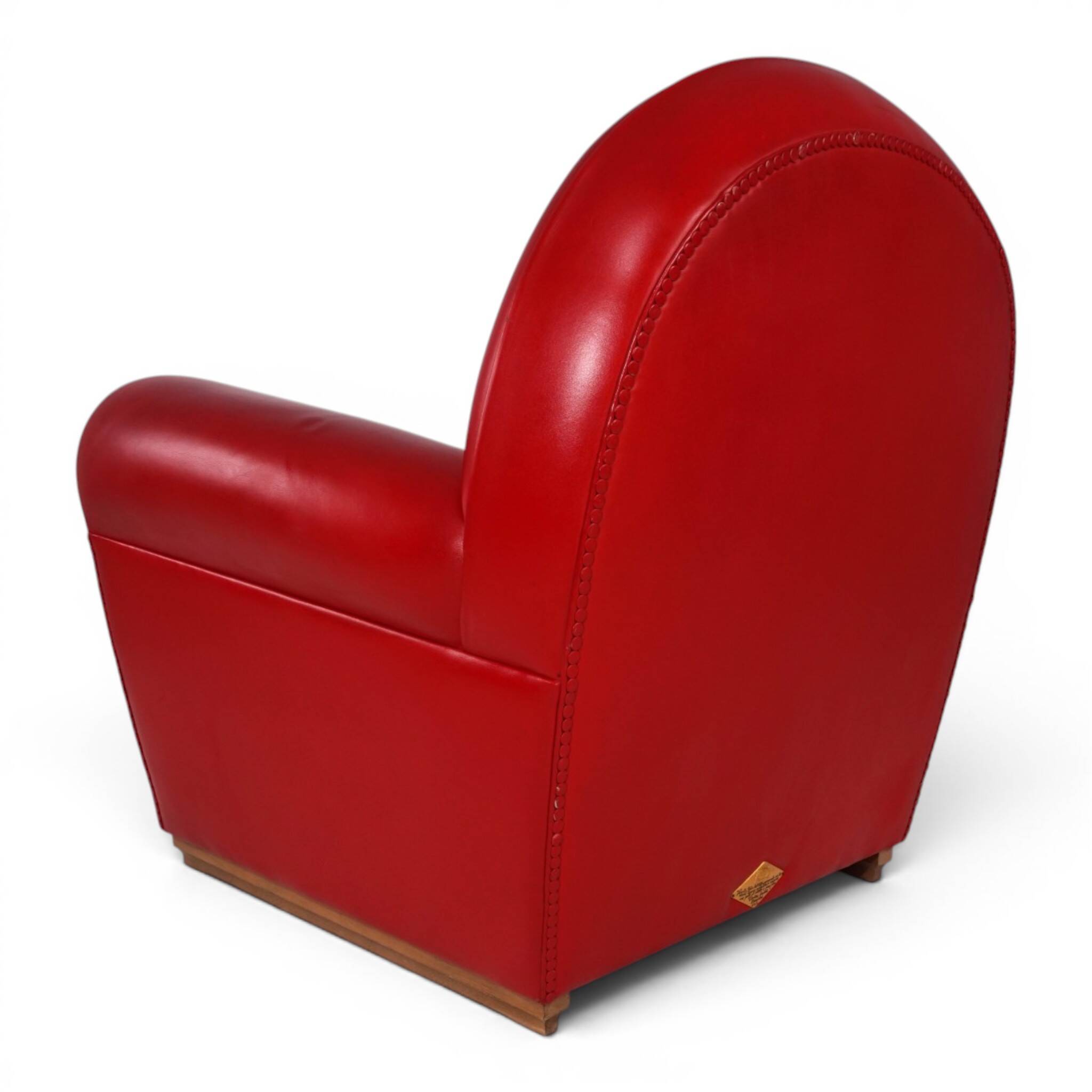 Poltrona Frau Vanity Fair Leather Armchair by Renzo Frau, 1990