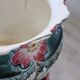 Art Nouveau ceramic vase with column, Italy early 20th century