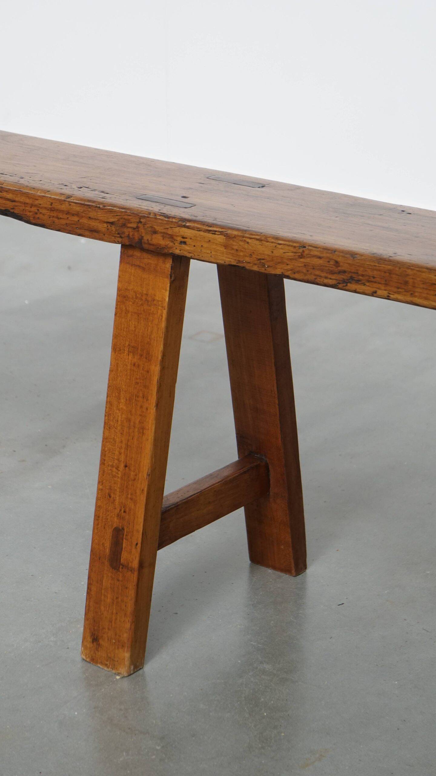 Banc antique en bois, France