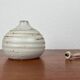 Lampe à huile en poterie d'atelier suédois moderne du milieu du siècle par Ulla Nilsson pour Arvika, années 1960