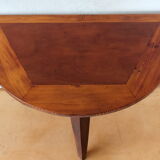 Half-moon console in oak 50s