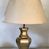 Brass hexagonal lamp