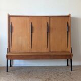 High oak sideboard by Gérard Guermonprez, 1950s/1960s
