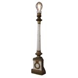 Antique columnar lamp