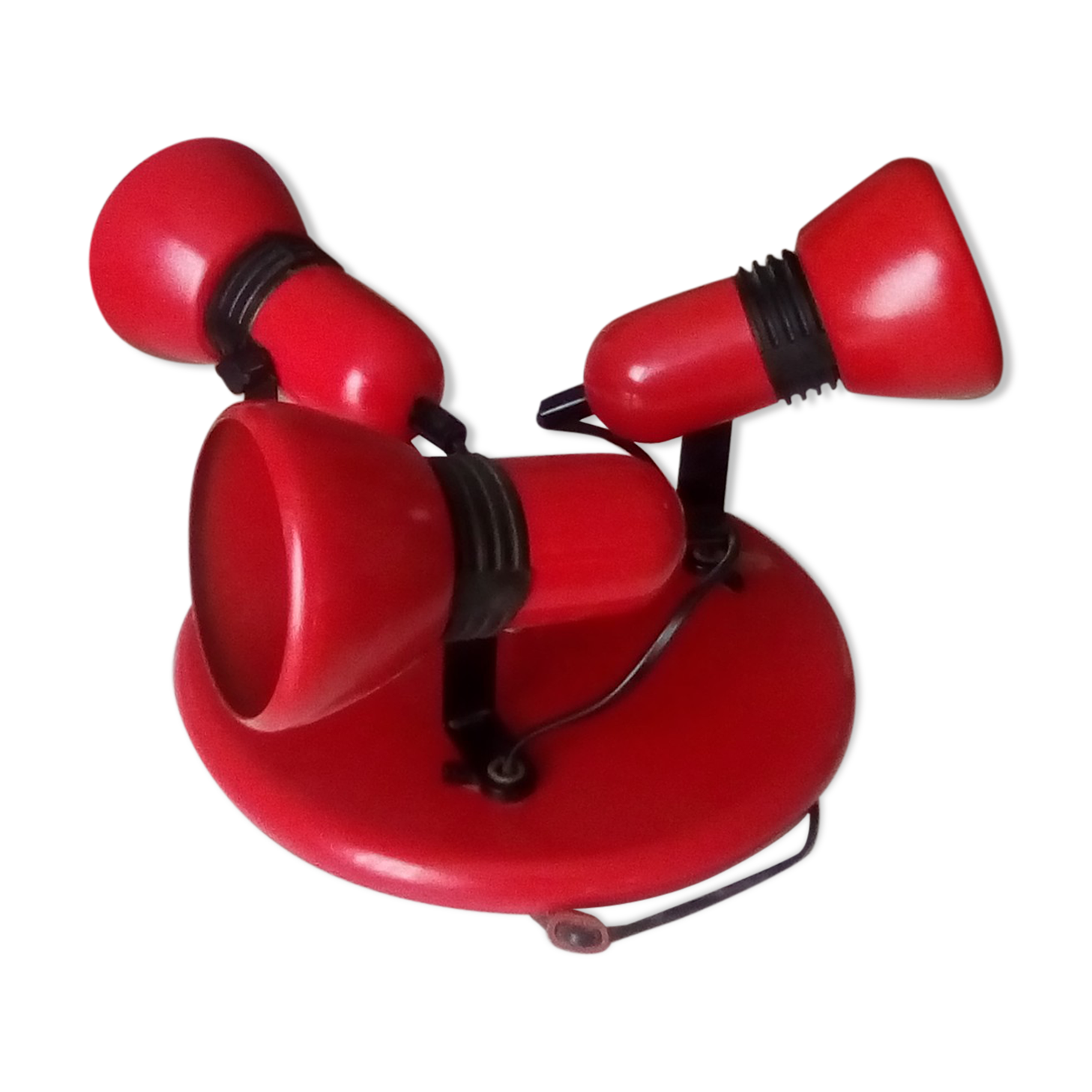 70/80s triple-spot ceiling light