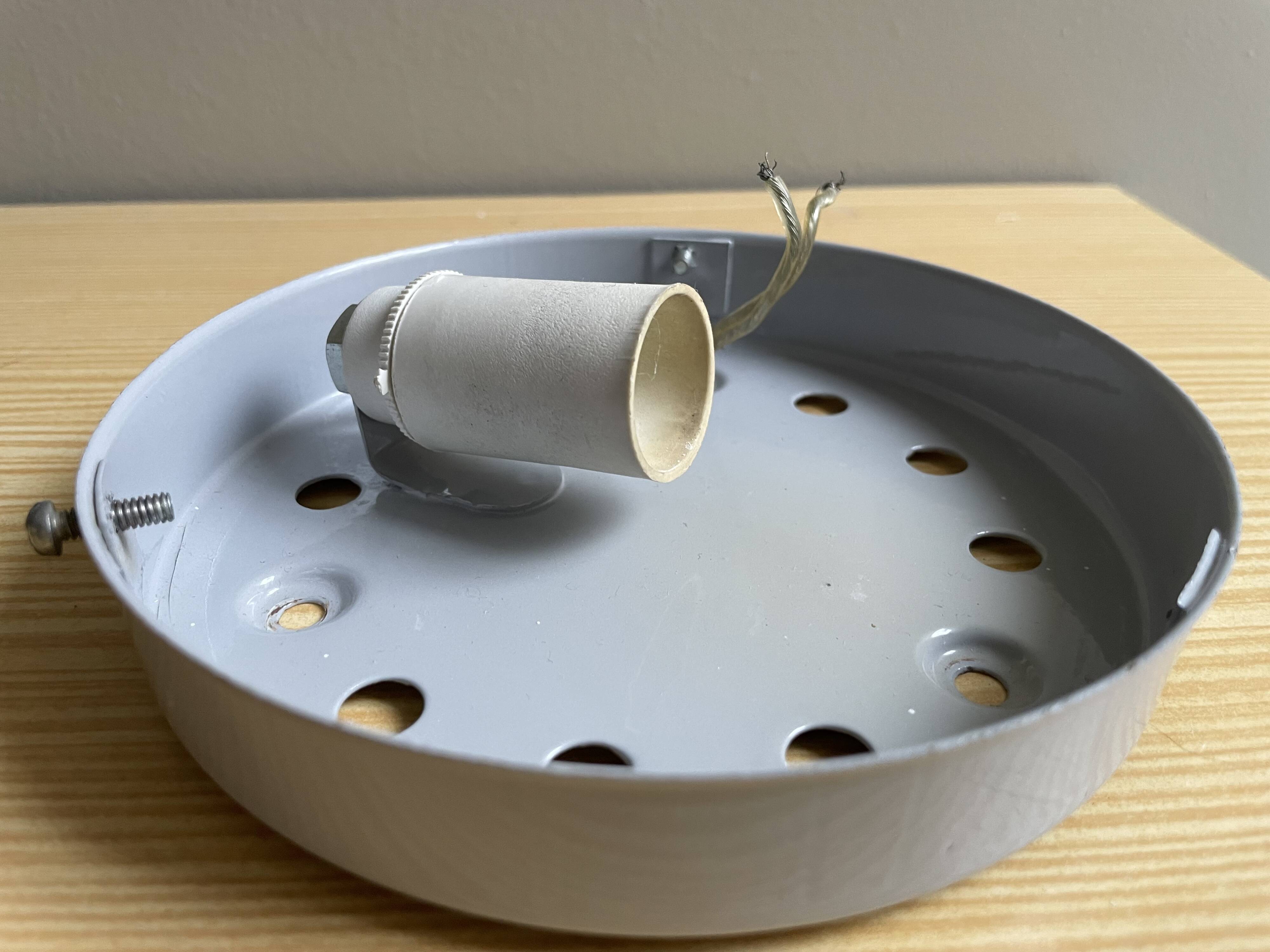 Portuguese snowflake glass flush mounted lamp