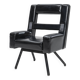 Leatherette Armchair Prototype, Italy, 1980s