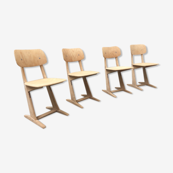 Set of 4 adult casala chairs