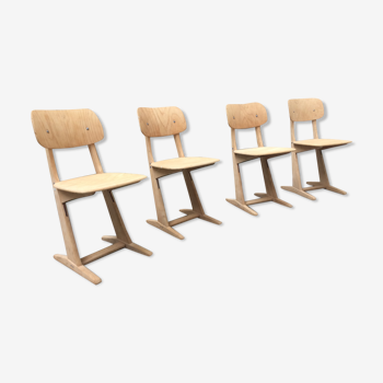 Lot de 4 chaises casala adulte