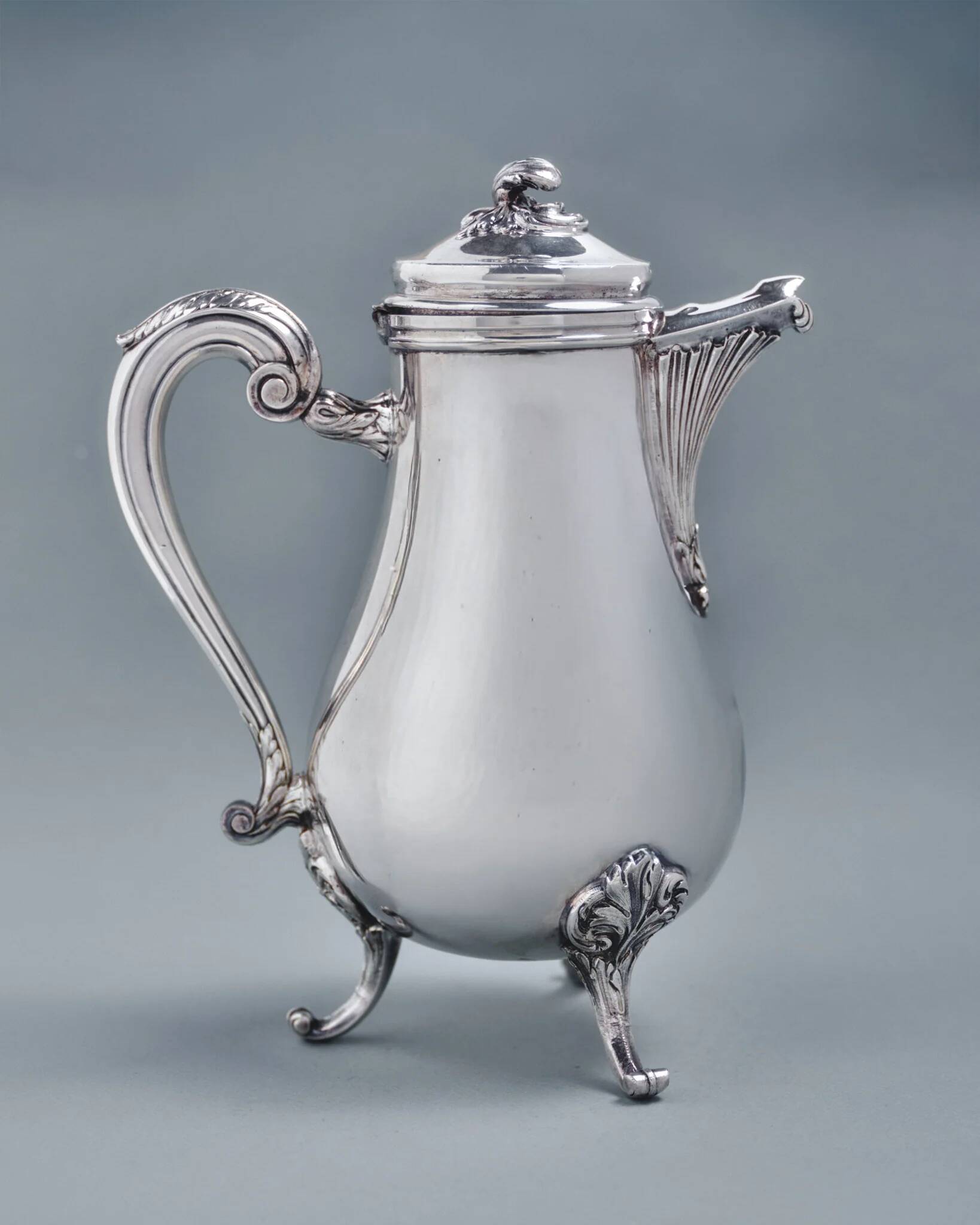 Silver-plated metal teapot, Christofle