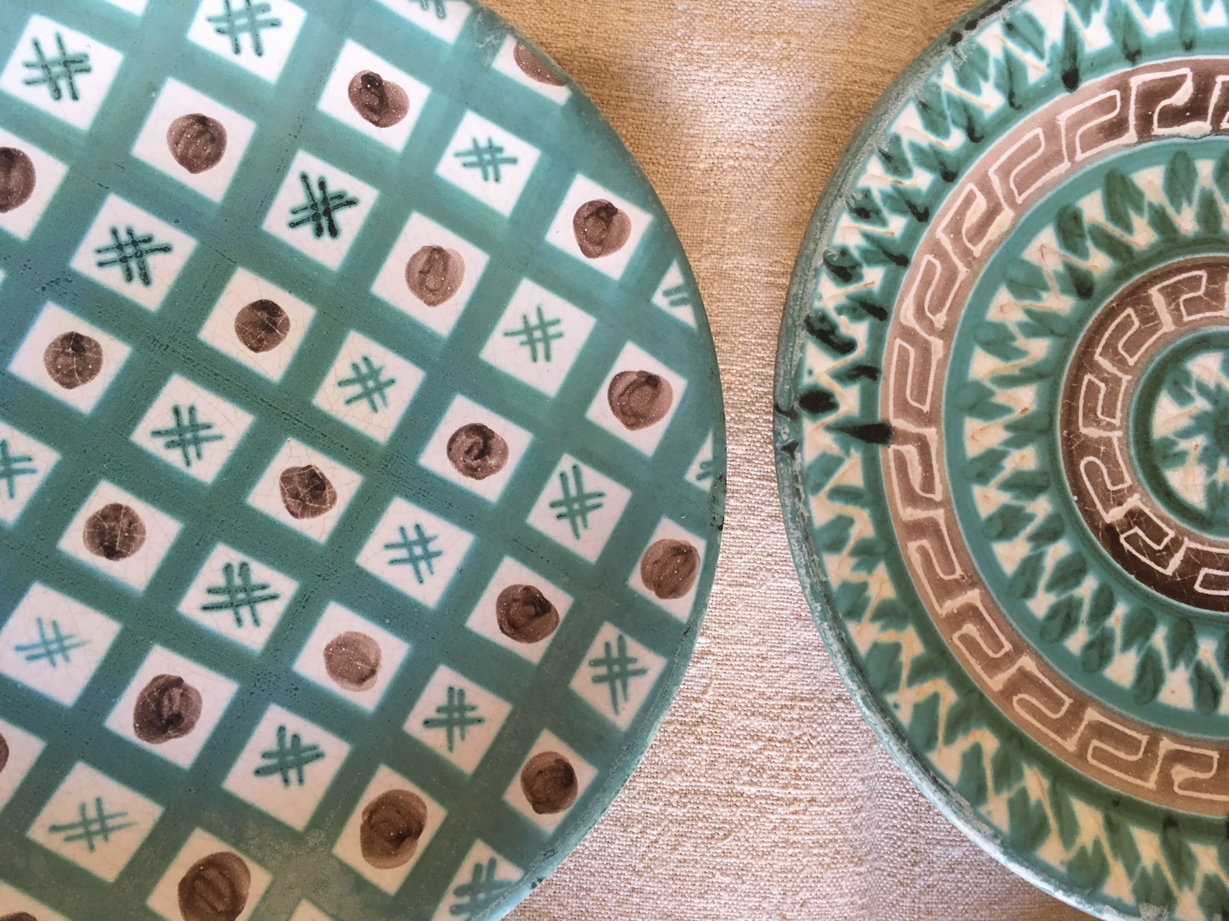 Platters Vallauris 60s Robert Picault