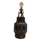 1950 LAMPE SCULPTURE MODERNISTE BRUTALIST RUSTIQUE MODERNE ART POPULAIRE