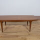 Table basse en teck mid century par Johannes Andersen pour CFC Silkeborg, Danemark, 1960s