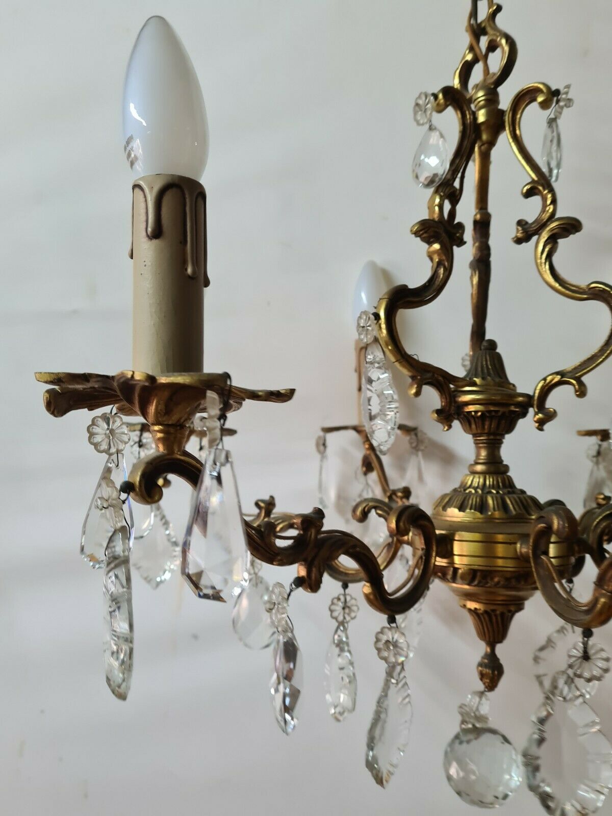 Louis XV style bronze chandelier