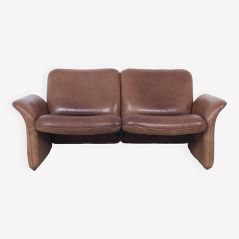 De Sede Brown Leather Ds 50 Sofa, 1970s