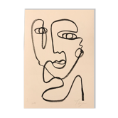 Peinture contemporaine 'all us friends' partie vi œuvre originale