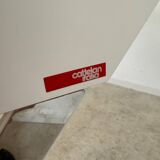 Bureau contemporain design italien  Andrea Lucatello pour Cattelan Italia modèle Qwerty bois et cuir