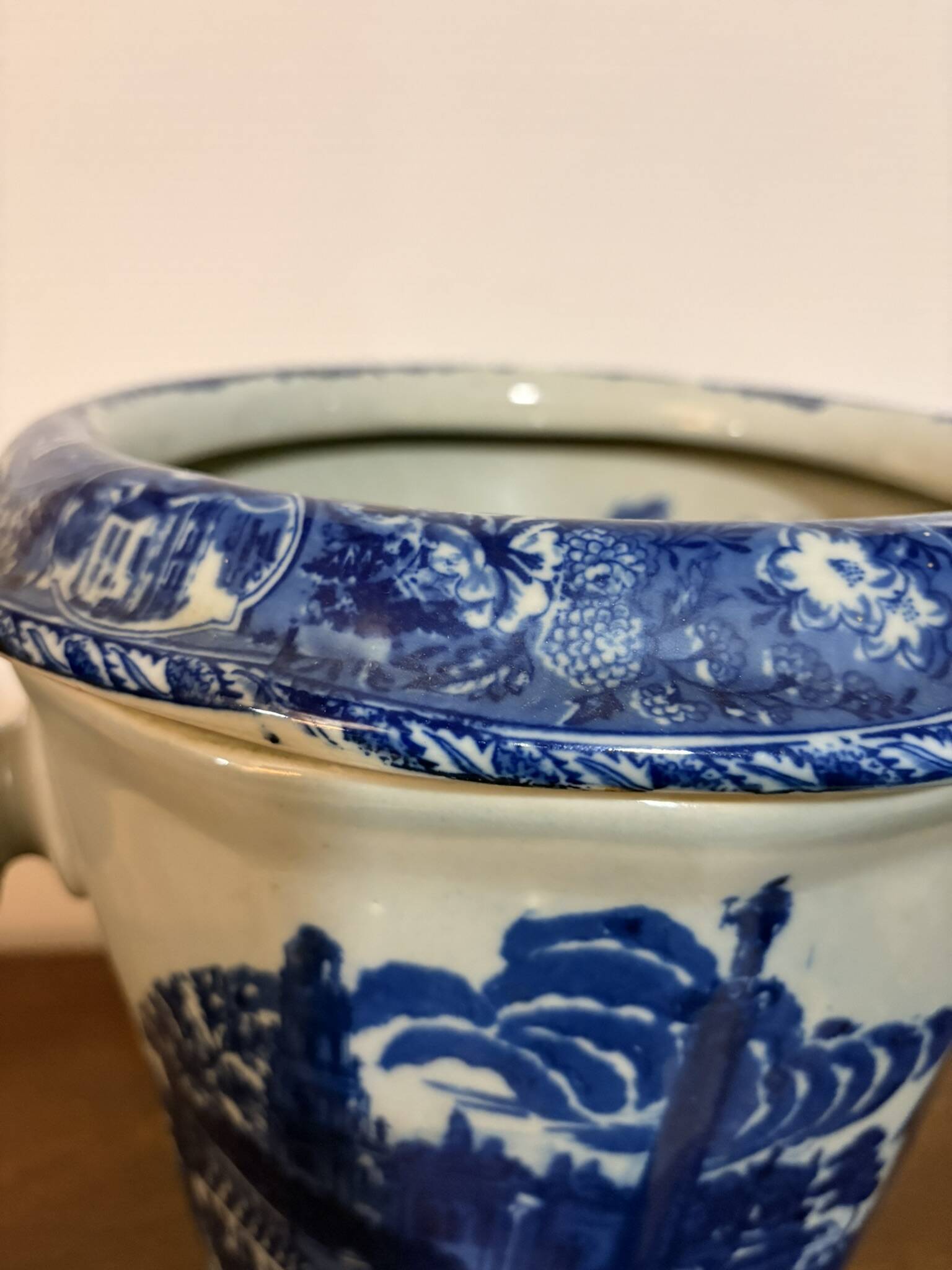 Old Fruit Wine Cooler Victoria Ware Ironstone Porcelain