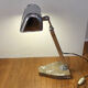 Office Art Deco lamp, chrome metal, & base marble, 1930 s