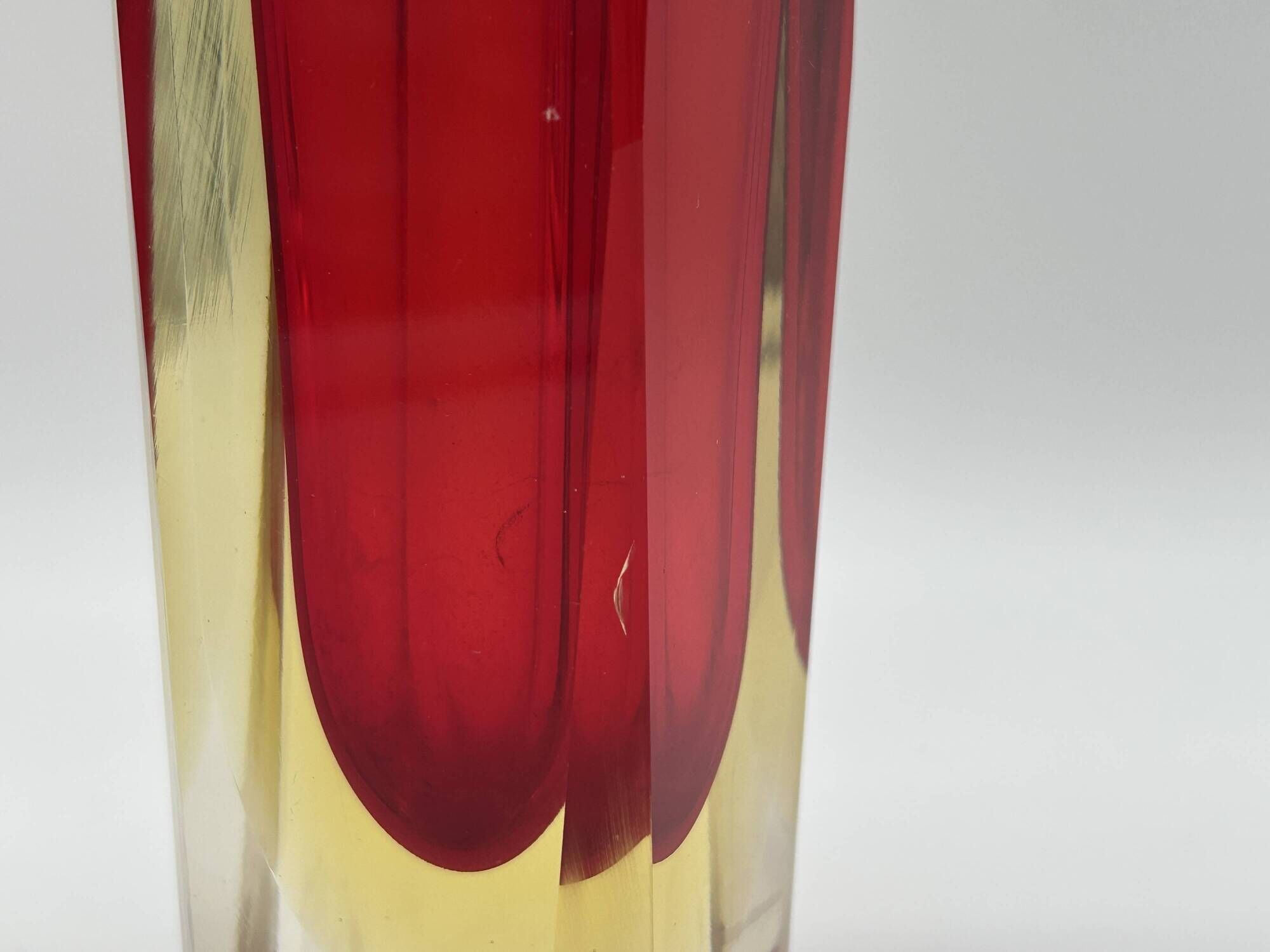 Sommerso vase attributed to Flavio Poli