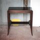 Table vintage, table bois avec 1 tiroir, console art déco, table d'appoint