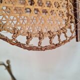 Wicker pendant light
