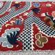 Ningxia, five-claw dragon carpet, Circa 1920