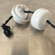 Lot 3 old vintage molded glass suspensions