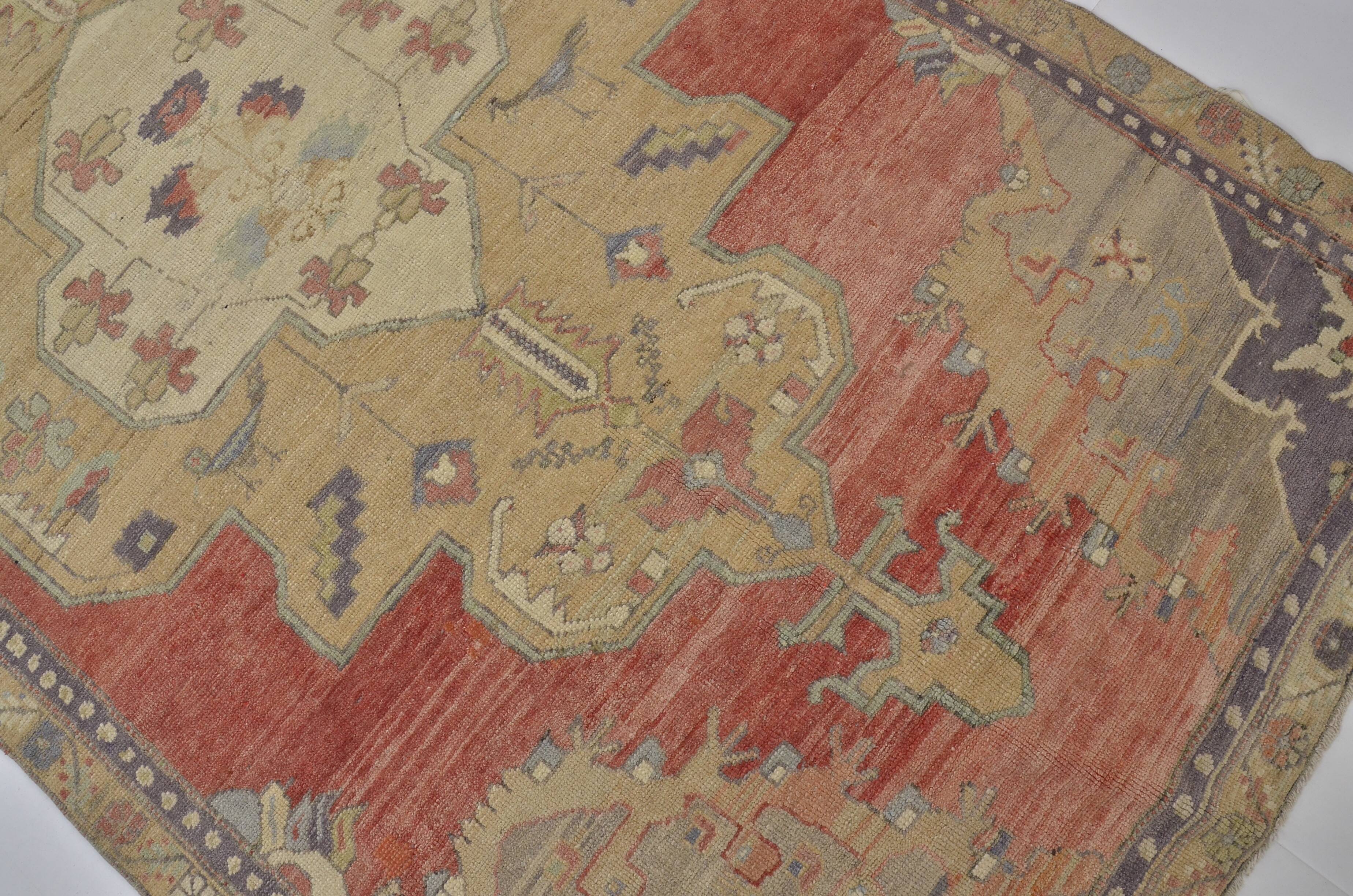 Decorative Handwoven Vintage Wool Rug sku1467