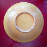 Decorative vintage plate, fat lava effect stoneware