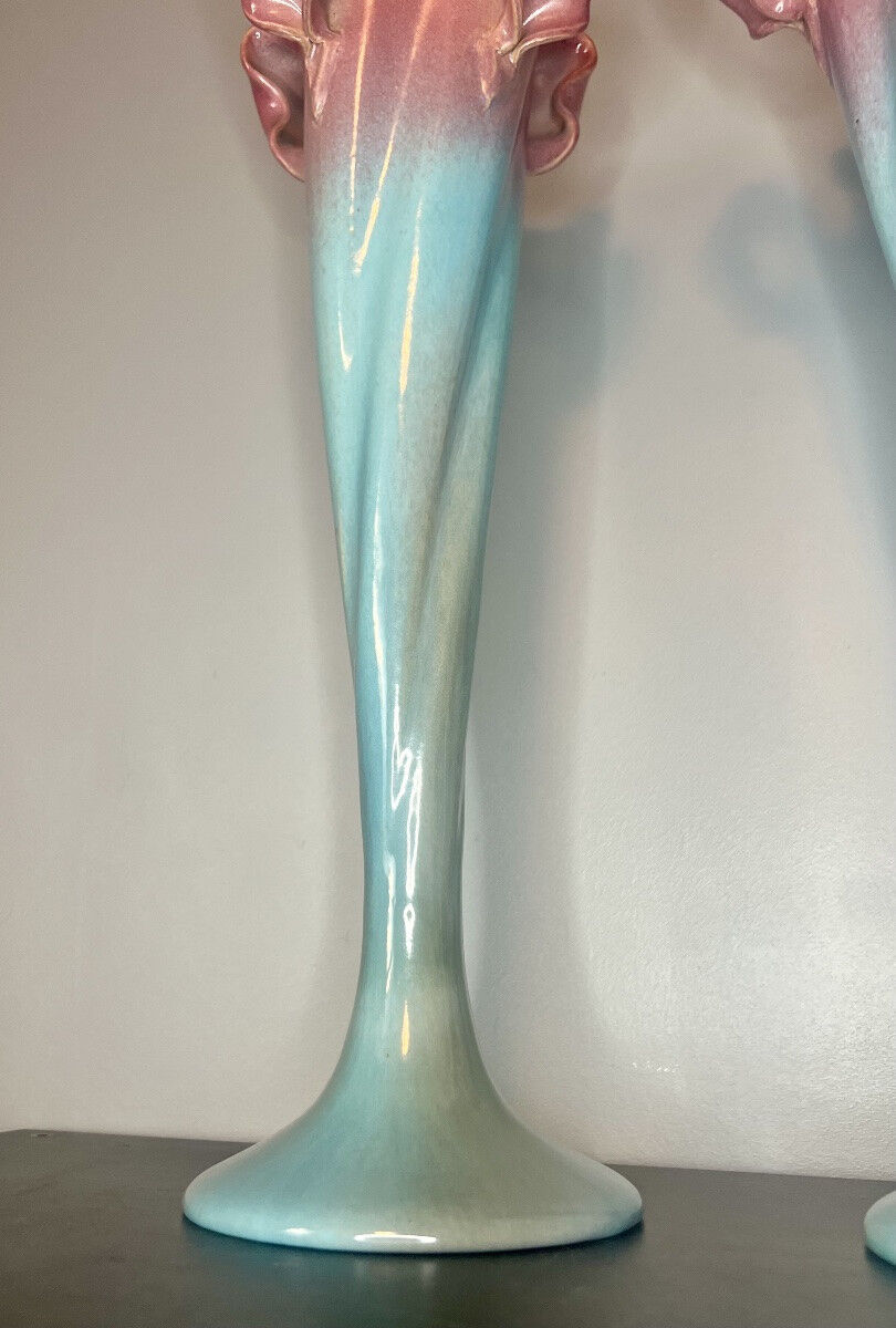 Pair of large Art Nouveau vases