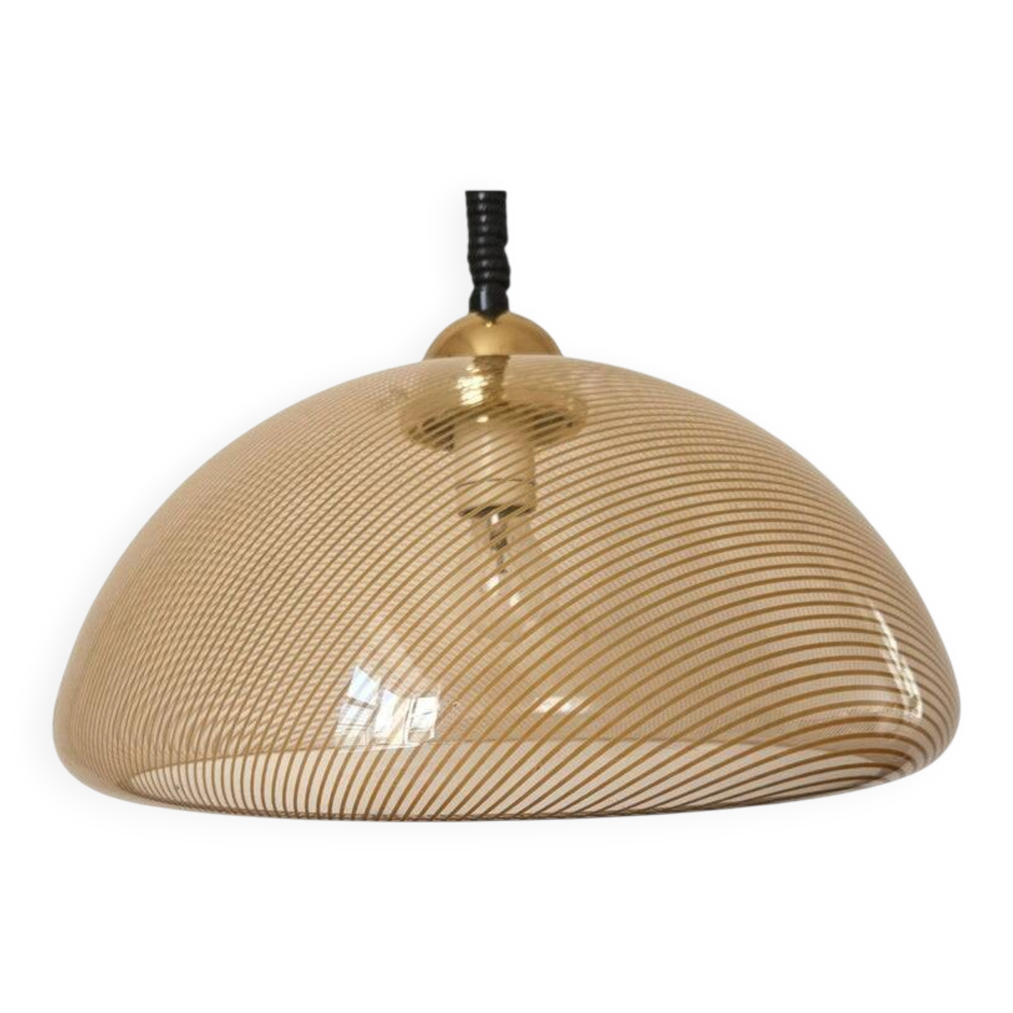 Midcentury Rare Pendant Guzzini, Luigi Massoni, Italy, 1970s