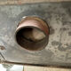 Enamelled cast iron wood stove and earthenware Mirus