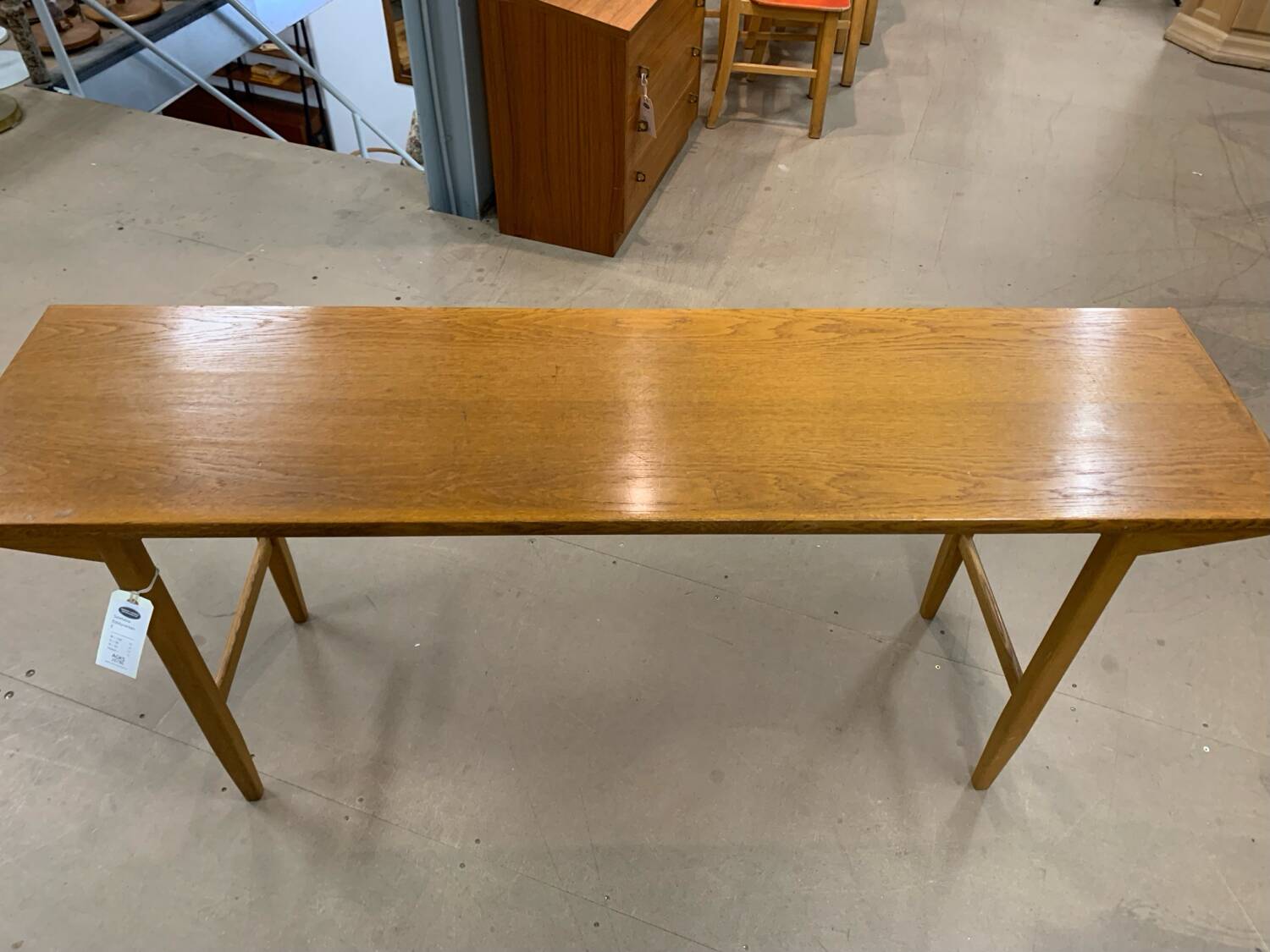 Scandinavian oak console, Edsbyverken, Sweden, 1960