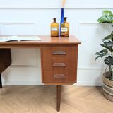 Vintage Scandinavian teak desk