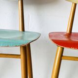 4 chaises Ton, 1960