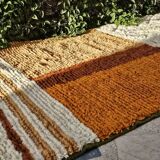 Handmade traditional beni ourain rug, size 2/3 m.