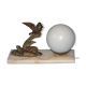 Lampe veilleuse années 50 à l'oiseau