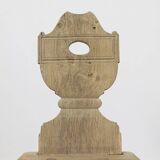 Chaise antique d'art populaire primitif