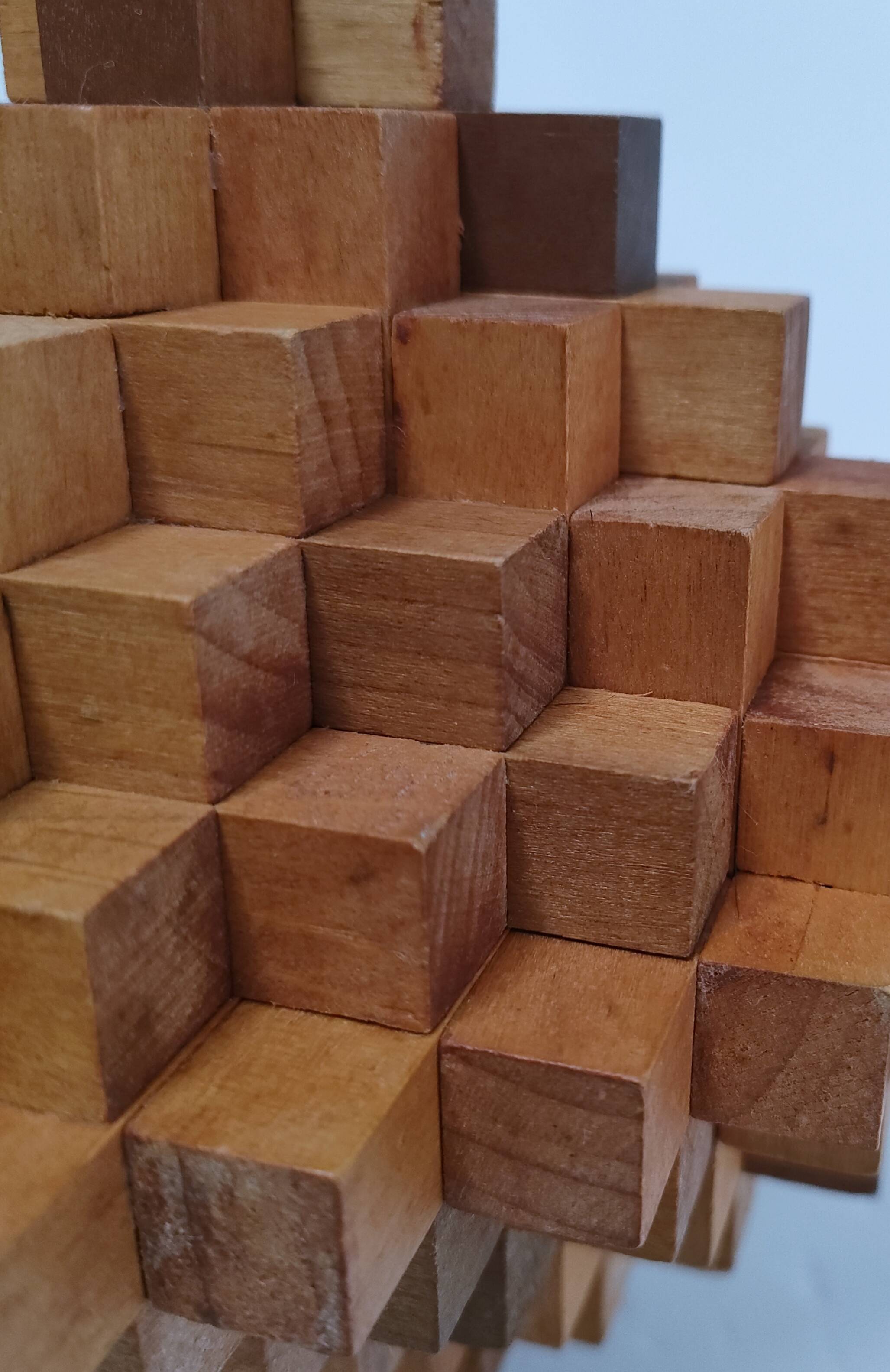 3D design wooden bookends