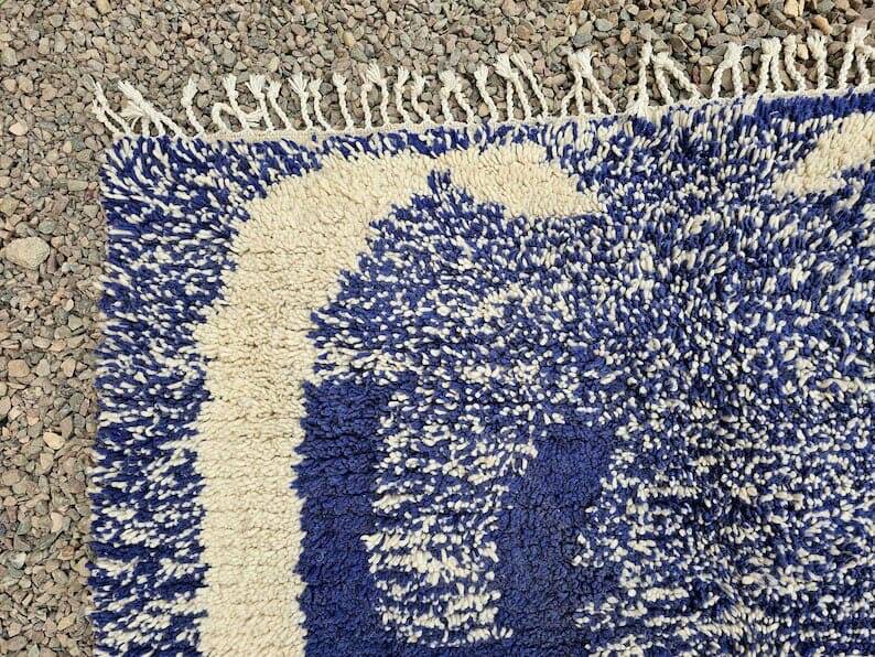 Tapis berbère tissé main artisanale traditionnelle 1,5/2,5 m