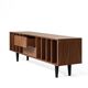 Vinyl Record Storage Cabinet Walnut "Nolana"